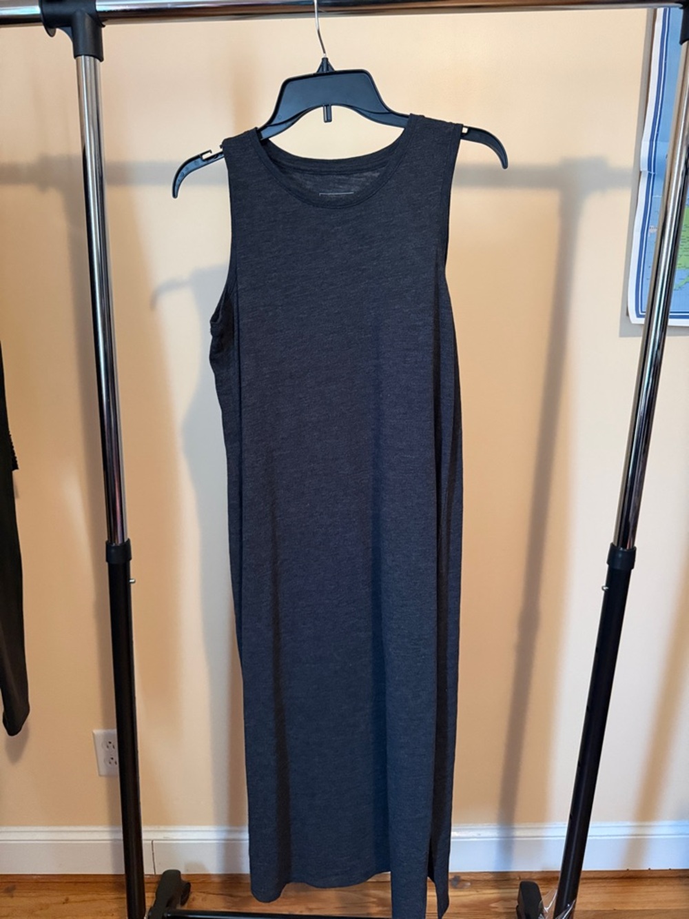 Sonoma Sleeveless Dark Charcoal Maxi Dress